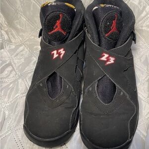 Jordan Kids Black and Red Sneakers